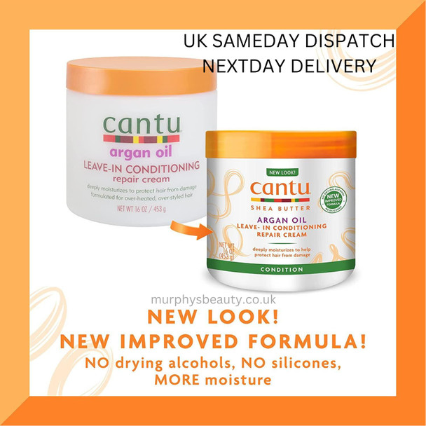Cantu Argan Oil Leave-in Conditioning Repair Cream (16oz)